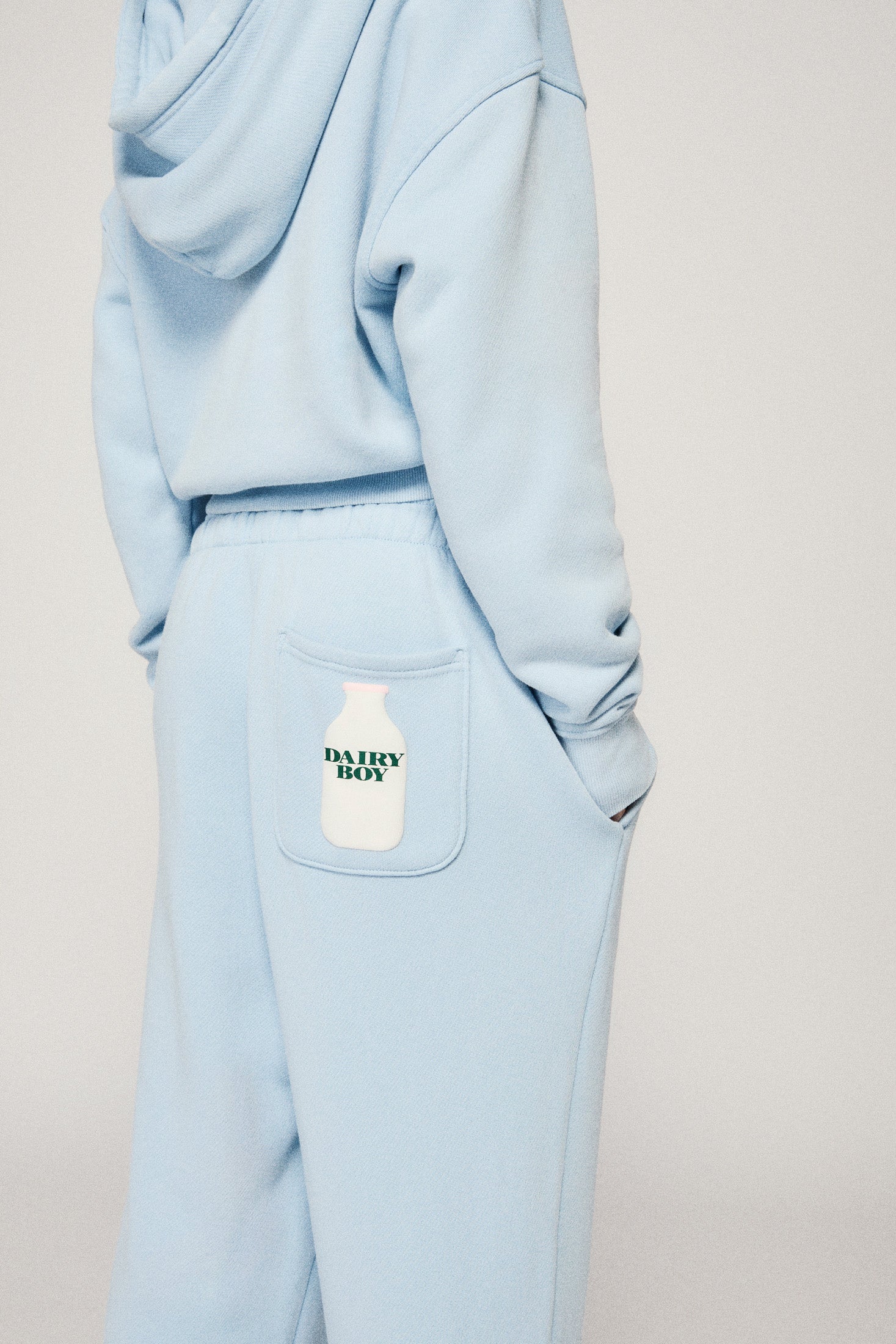 Milk Bottle Sweatpants - Icy Blue