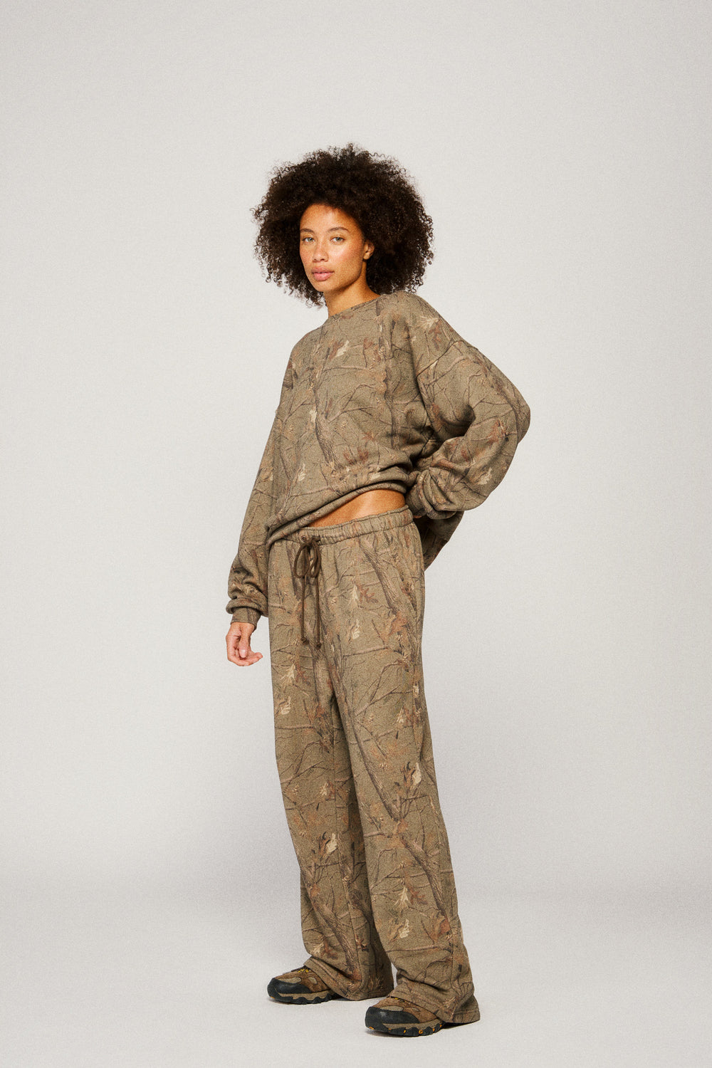 Straight Leg Sweatpant - Evergreen Camo