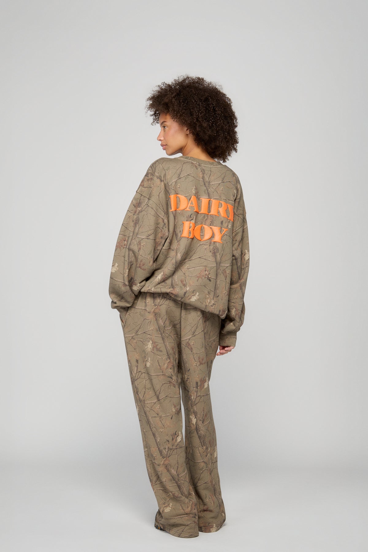 Build Your Brand Camo Crewneck Sweat-Pullover Homme - Sweat Camouflage Confortable