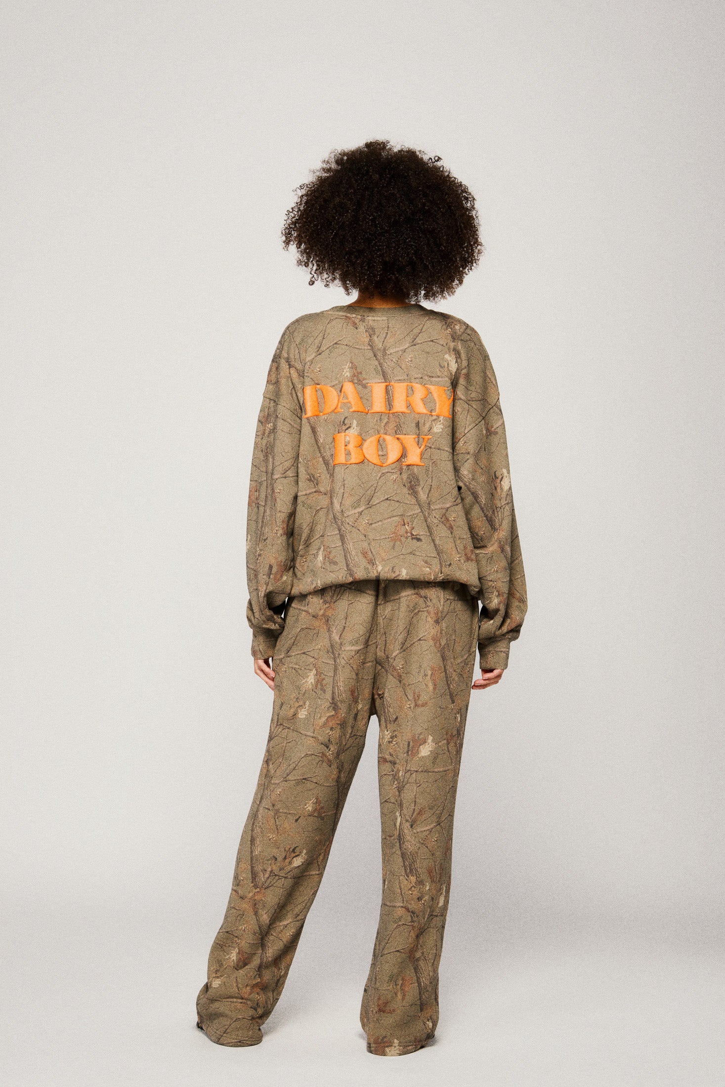 Straight Leg Sweatpant - Evergreen Camo - Dairy Boy