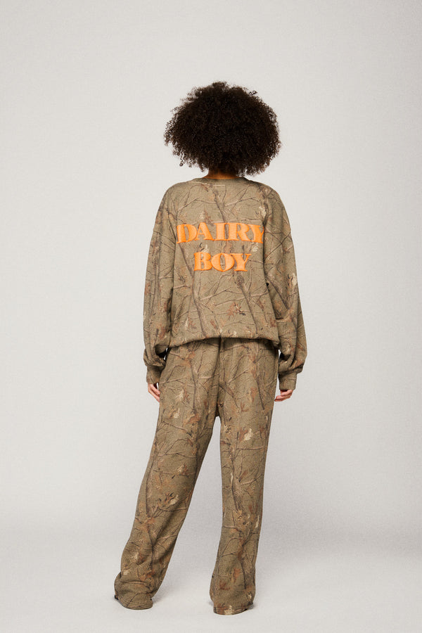 Straight Leg Sweatpant - Evergreen Camo