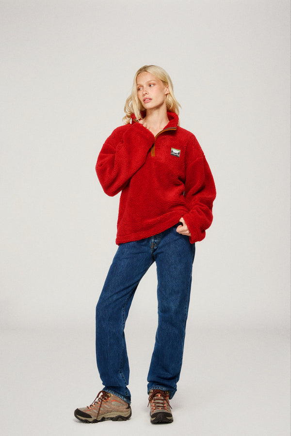 Green Mountain Fleece - Cranberry