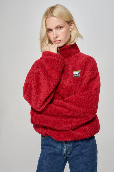 Green Mountain Fleece - Cranberry