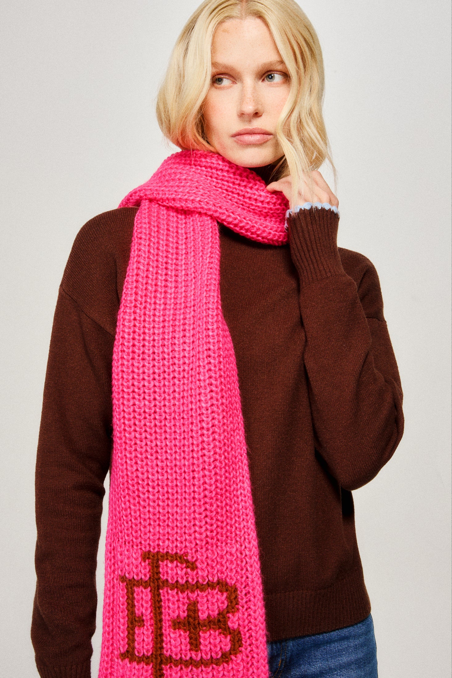 Winter Scarf - Hot Pink