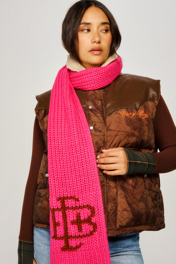 Winter Scarf - Hot Pink