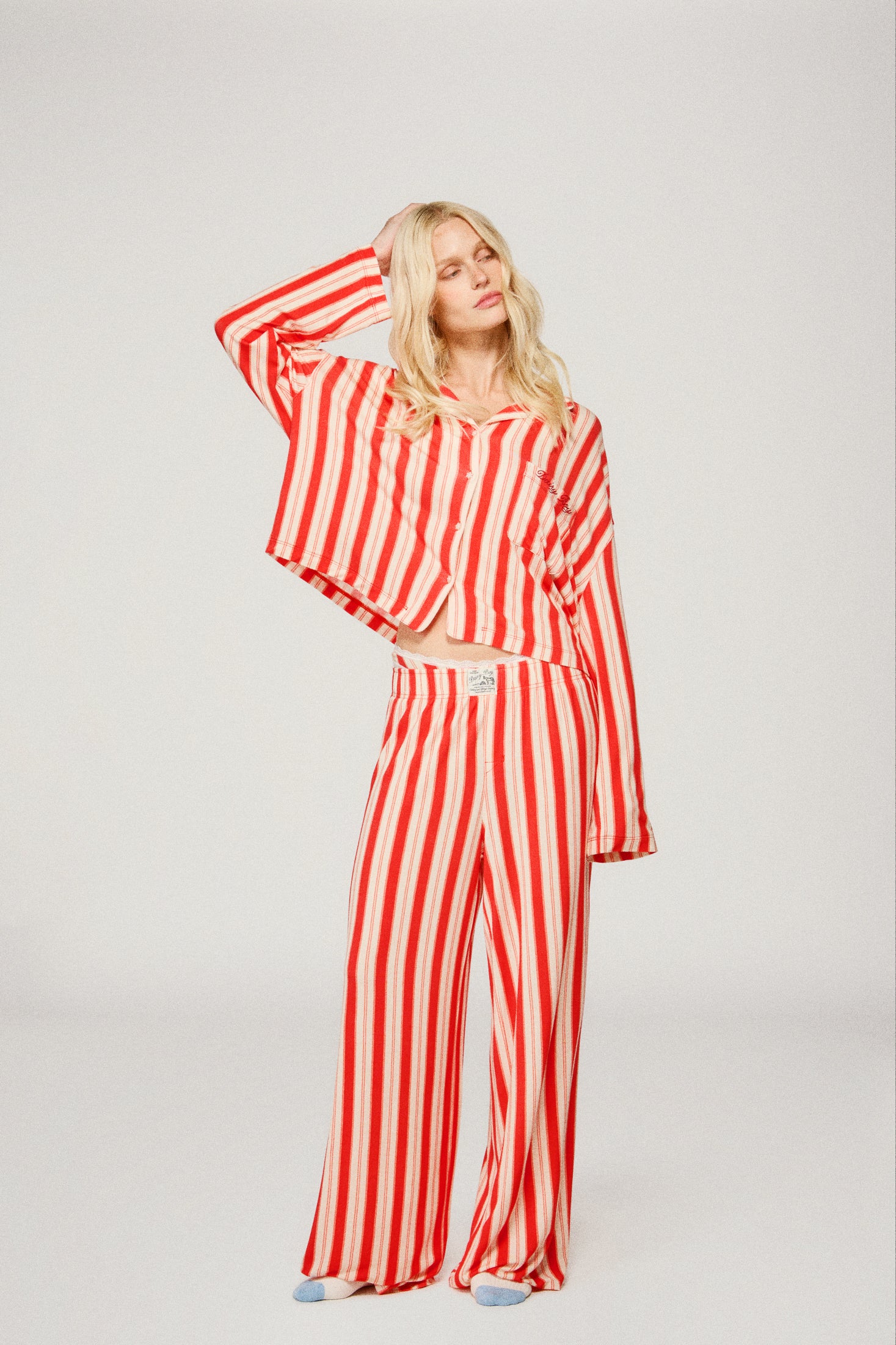 Holiday Sleep Set - Candy Cane Stripe