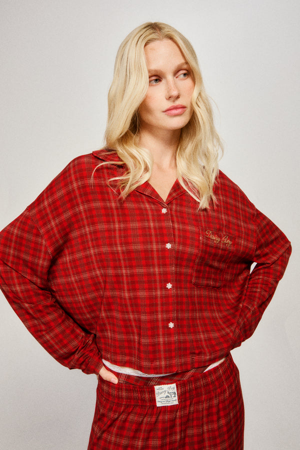 Holiday Sleep Set - Red Plaid
