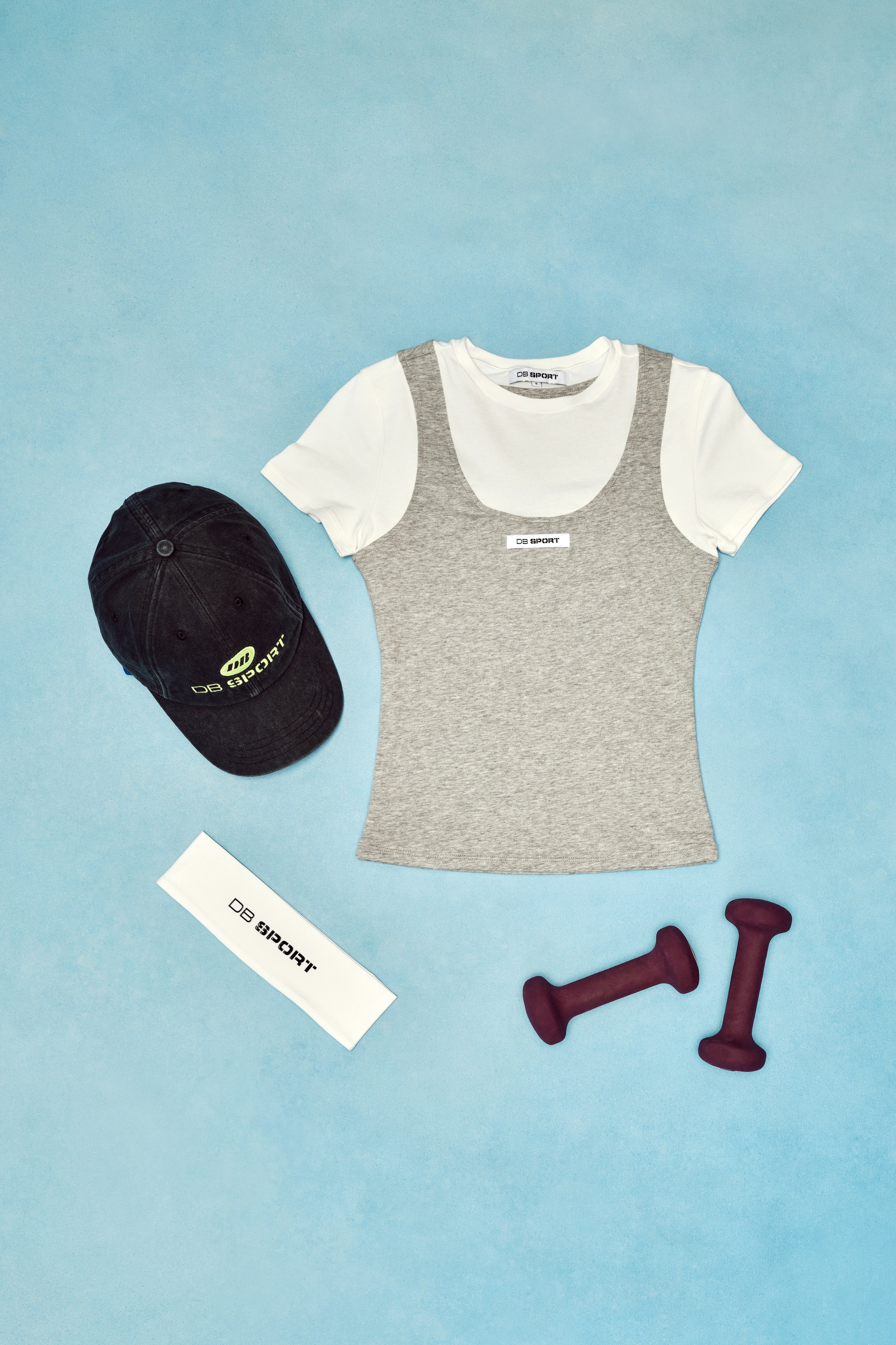 All In One Tee - Heather Grey