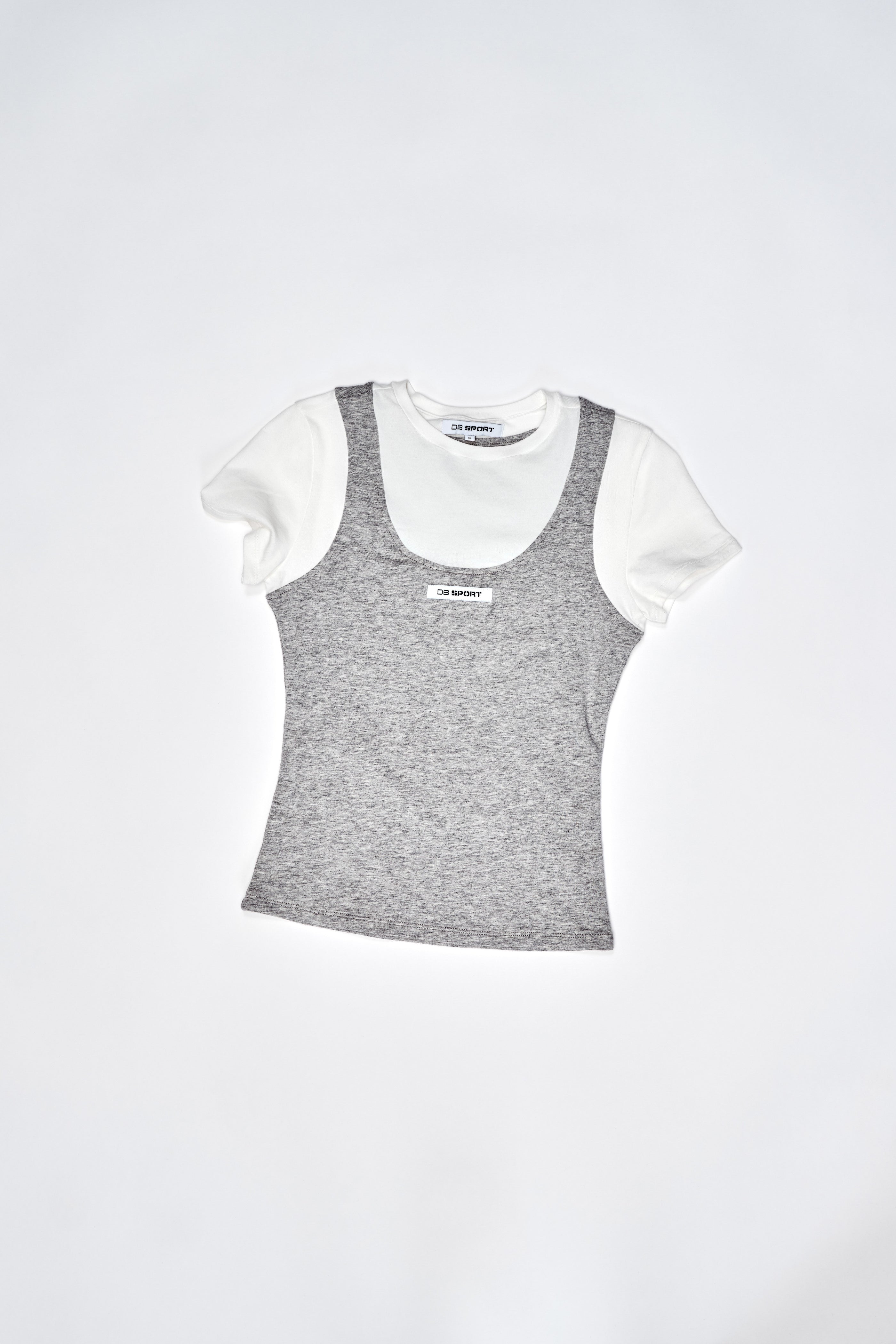 All In One Tee - Heather Grey