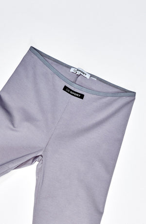 Grey capris on a white background