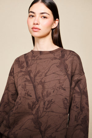 Low Country Camo Oversized Crewneck |m2