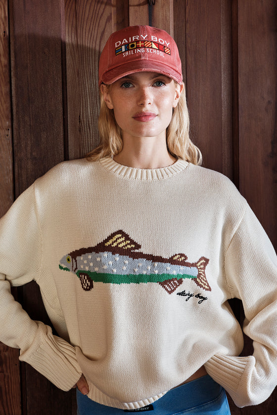 Sailing School Baseball Hat - Nantucket Red