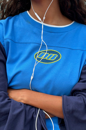 90's Long Sleeve - Blue Slush