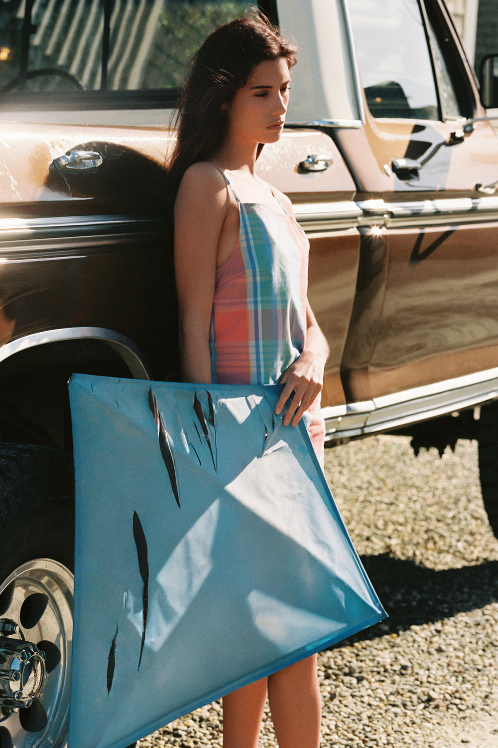 Margaret Apron Dress - Nantucket Madras