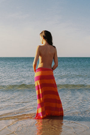 Shell & Sail Towel - Sunfish Stripe