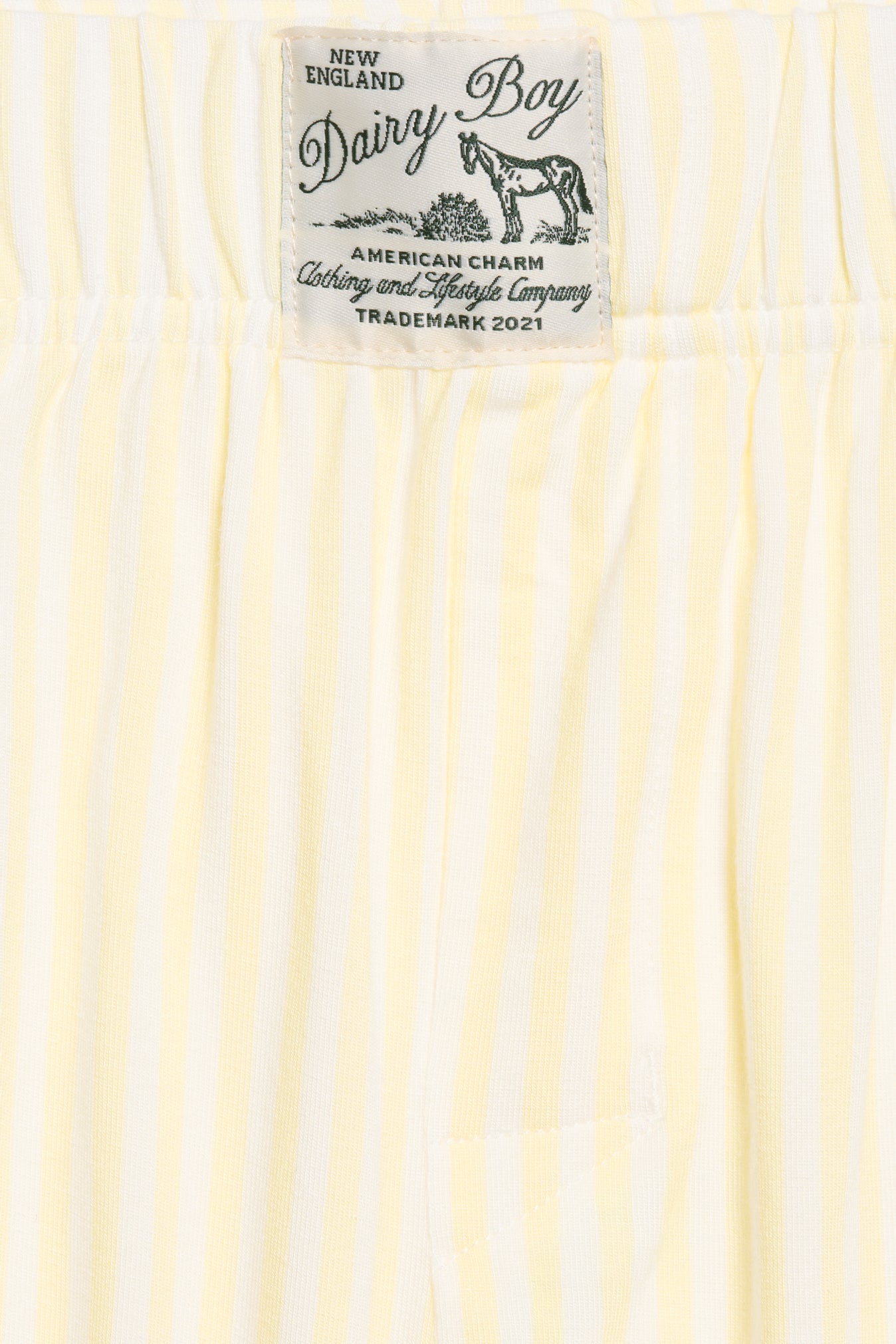 Butter Sleep Set - Lemon Pinstripe