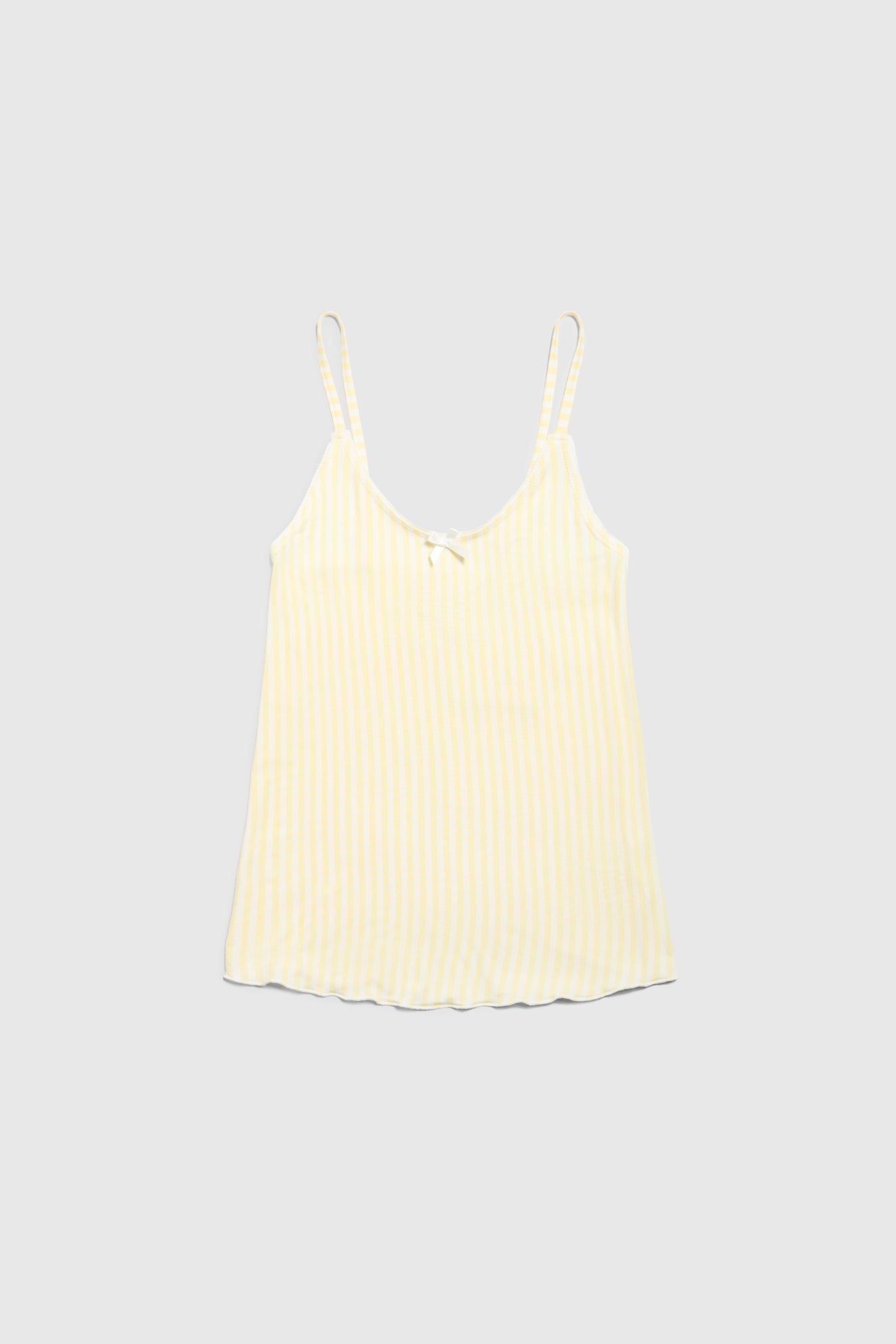 Butter Sleep Tank - Lemon Pinstripe