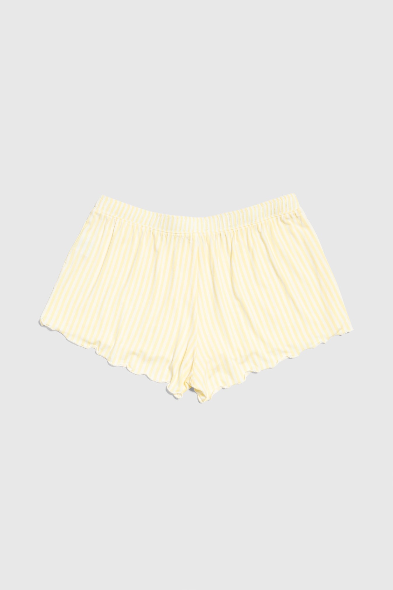 Butter Sleep Shorts - Lemon Pinstripe
