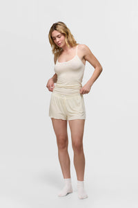Butter Sleep Tank - Lemon Pinstripe