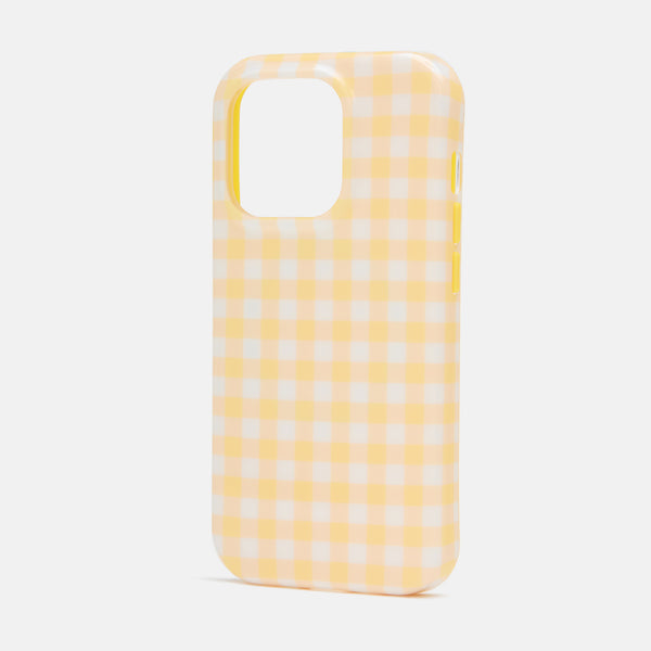 [EENK] / ☆ Phone Case Liney / Butter Yellow Phone Case Liney Butter Yellow : EENK SHOP