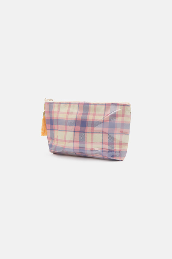 Garden Bed Makeup Bag - Country Check
