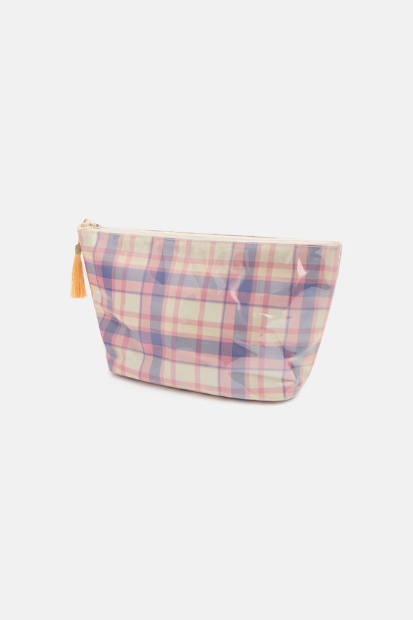 Garden Bed Makeup Bag - Country Check