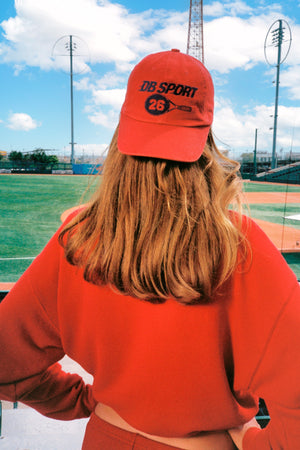 26 Tennis Cap - Cherry Red