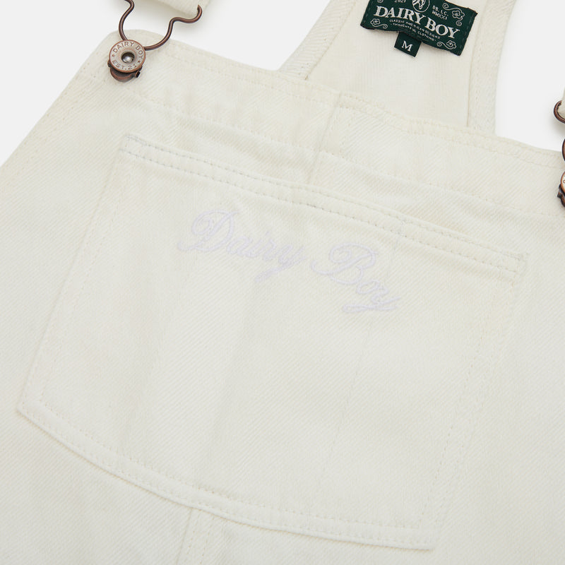 The Farm Overalls - White Rooster