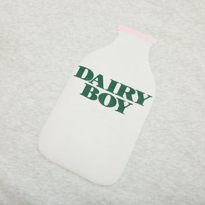 Milk Bottle Crewneck - Heather Grey