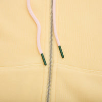 Milk Bottle Cropped Zip Up - Yellow
