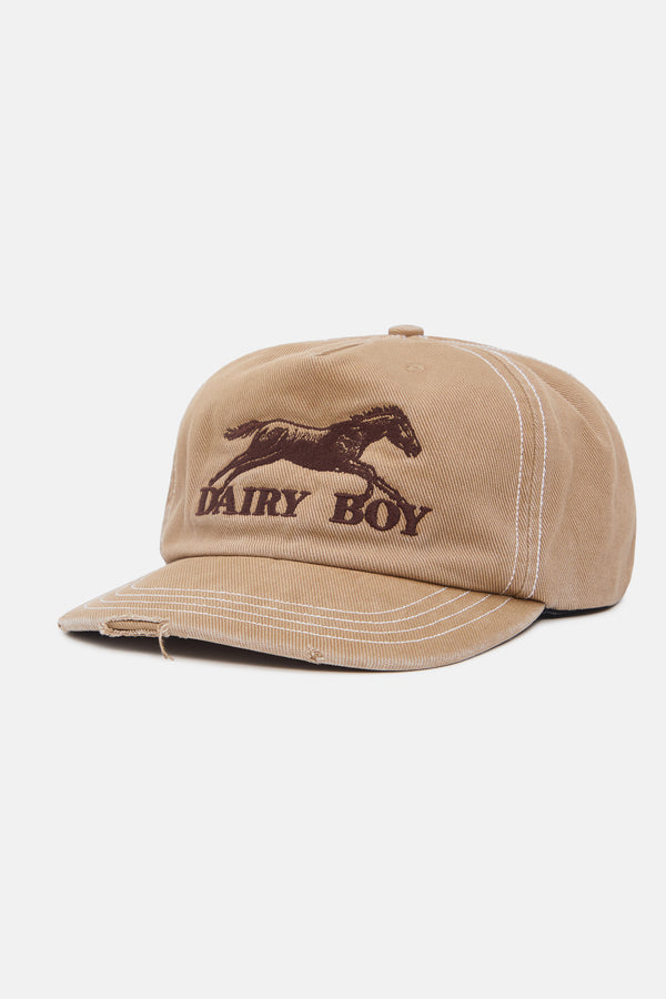Quarter Trucker Hat - Tan