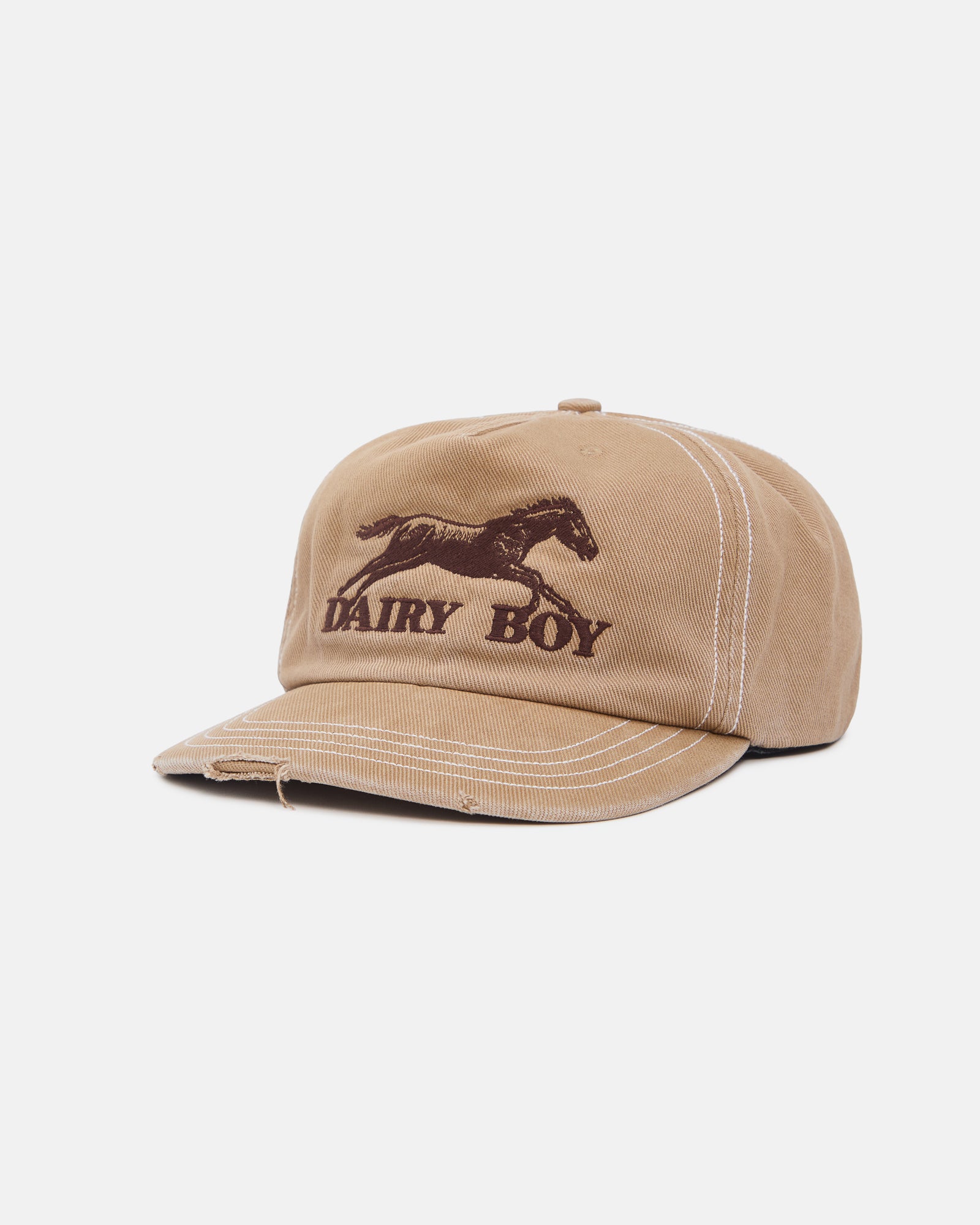 Quarter Trucker Hat - Tan