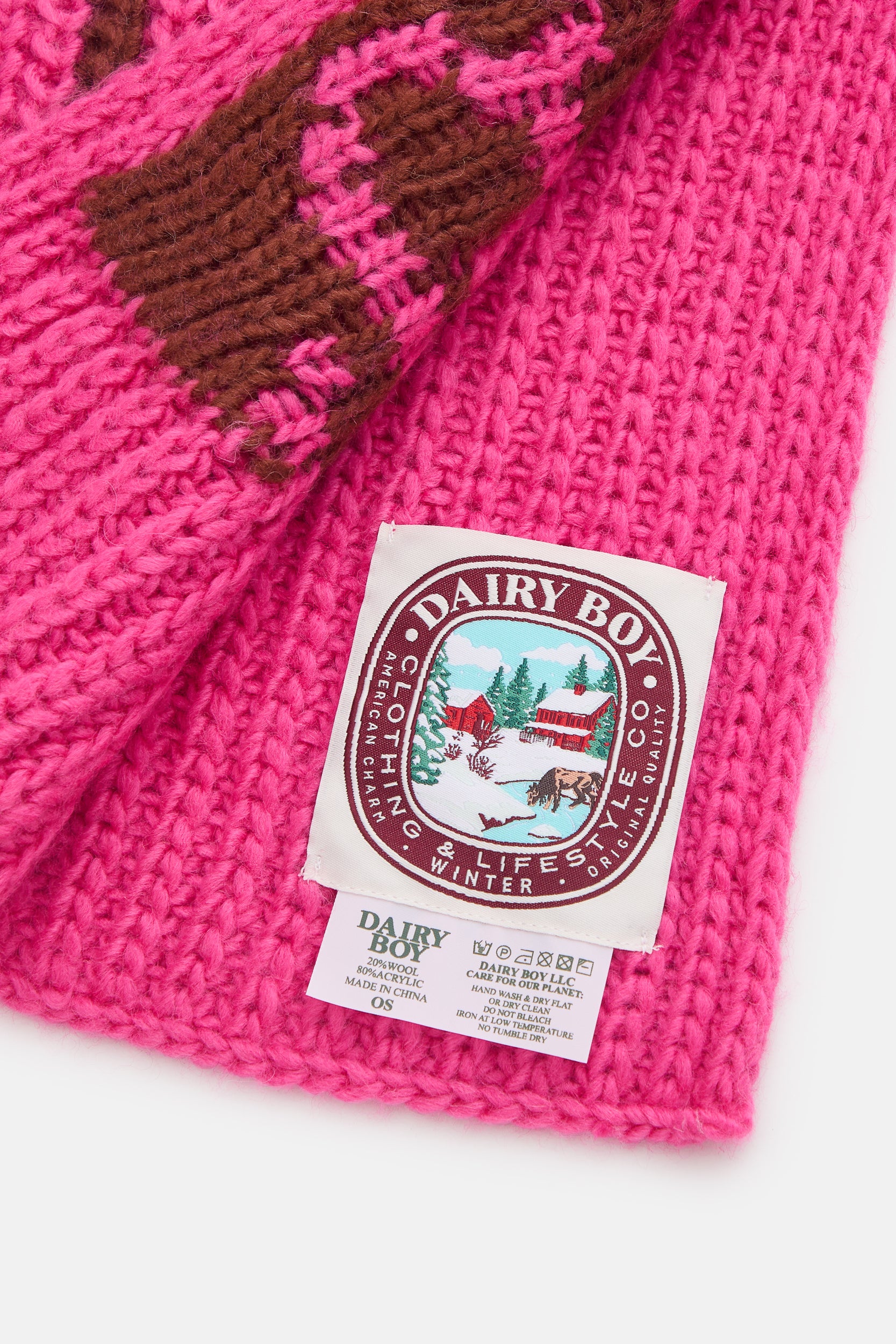 Winter Scarf - Hot Pink