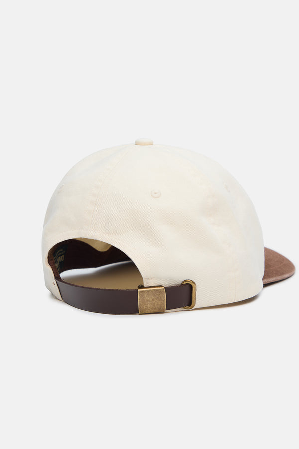 Flag Stamp Baseball Hat - Brown