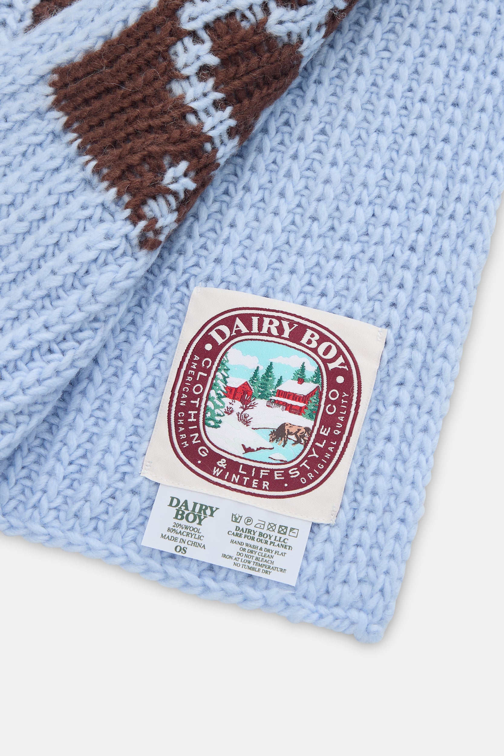 Winter Scarf - Powder Blue