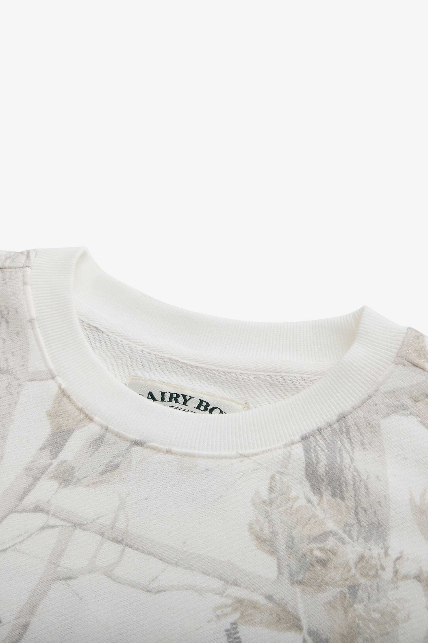 Study Break Oversized Crewneck - Woodland Camo/Champion Orange