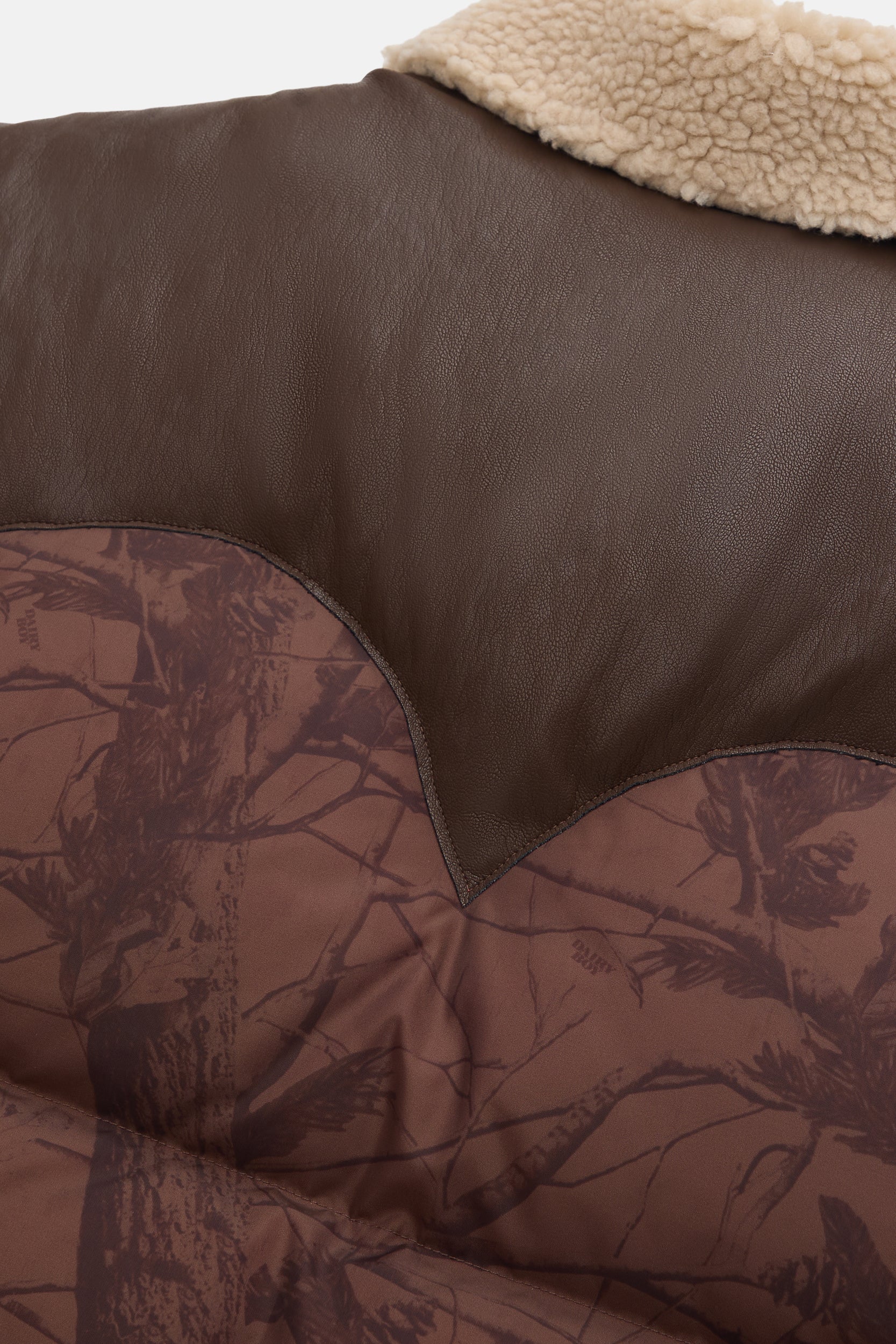 Mountain Puffer Vest - Chocolate Camo