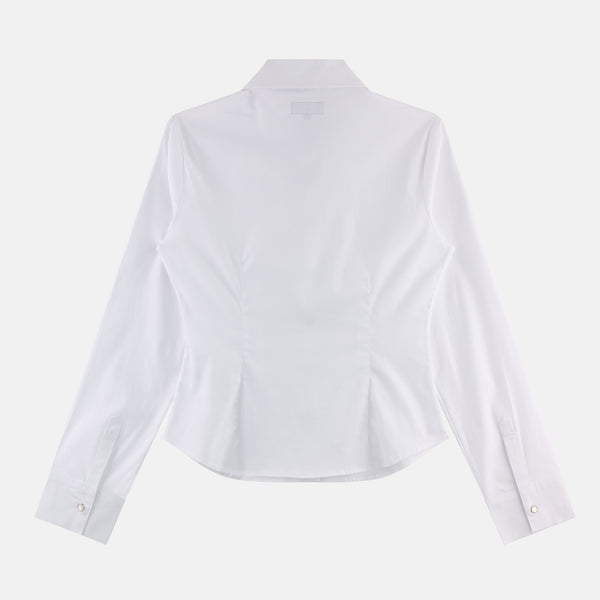 Tailored Pearl Snap Top - Goose
