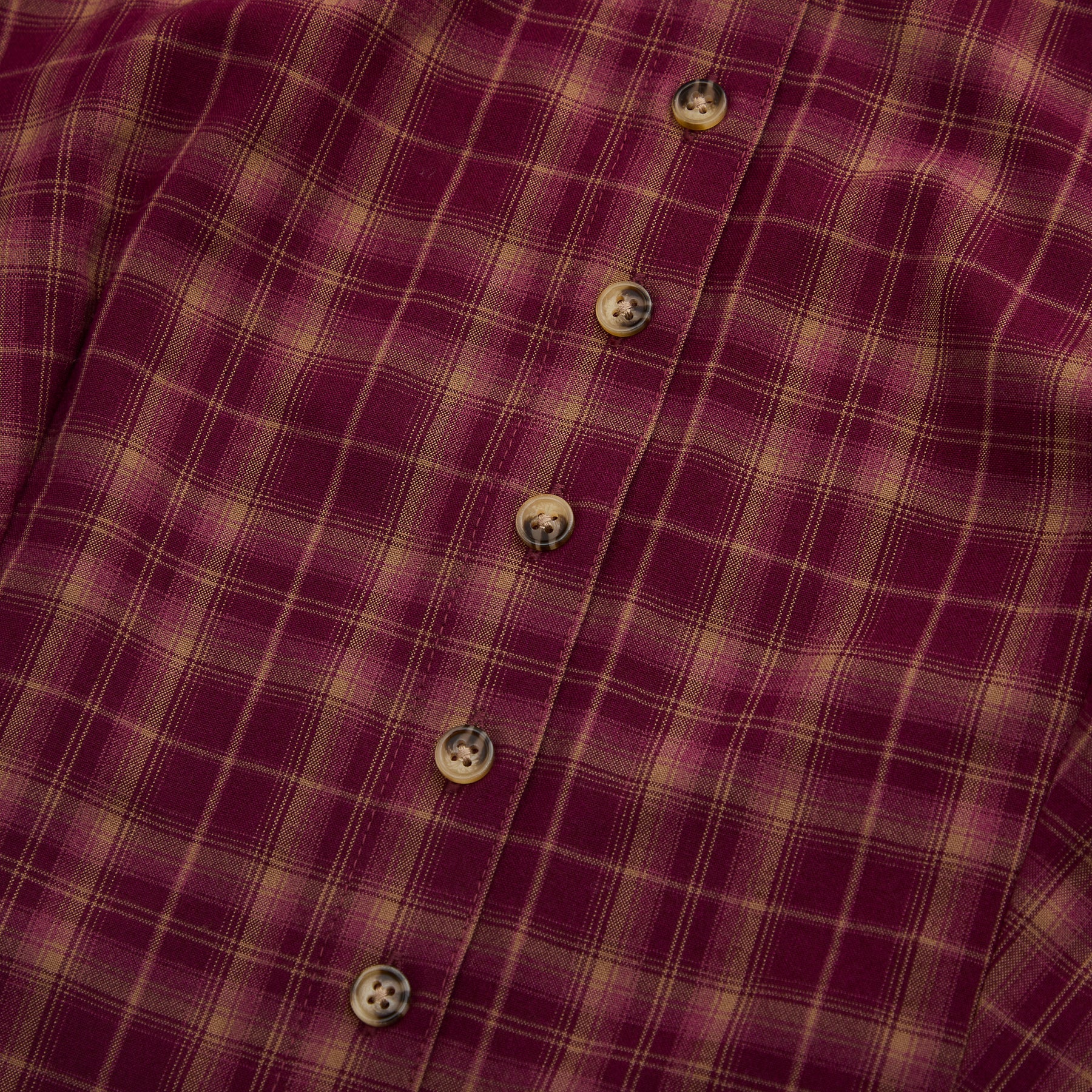 plaid shirt dress long Meadow Dress