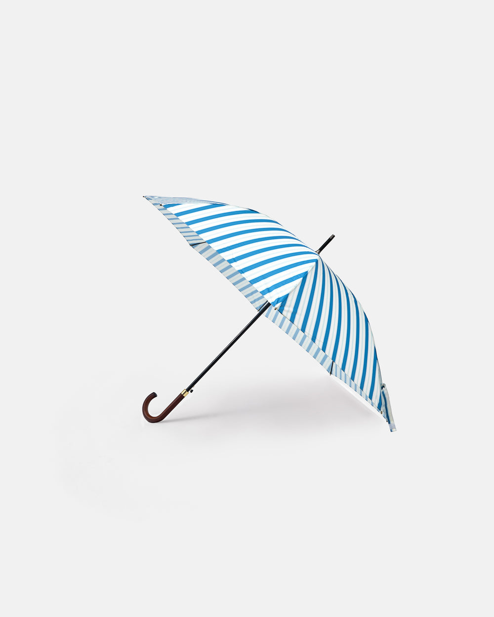 Garden Bed Umbrella - Blue Pinstripe