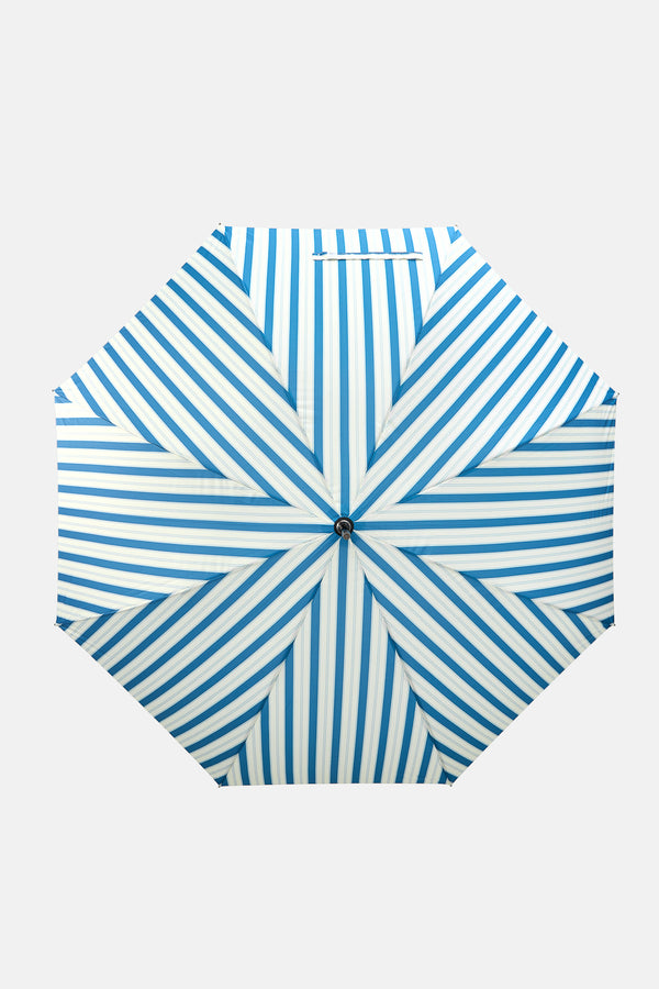 Garden Bed Umbrella - Blue Pinstripe