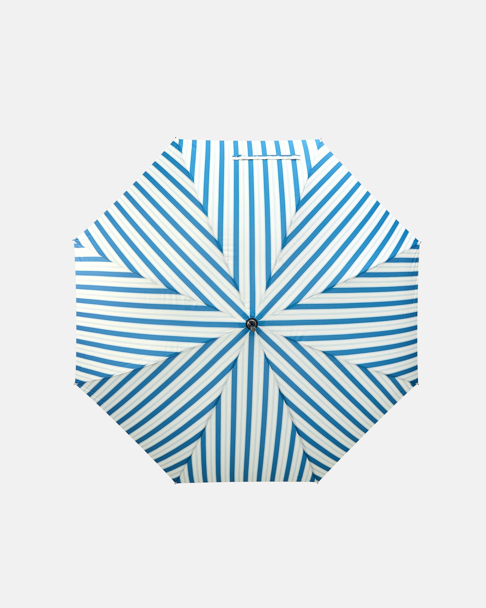 Garden Bed Umbrella - Blue Pinstripe