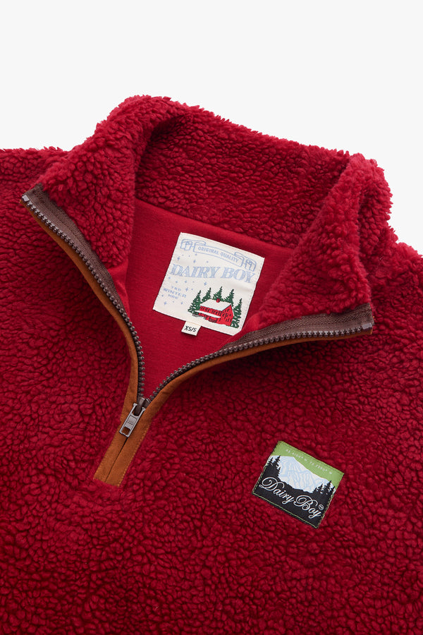 Green Mountain Fleece - Cranberry