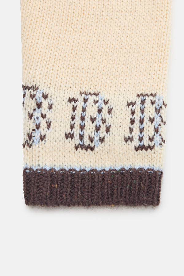 Deer Sweater - Soft Cream