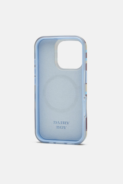 Cashmere Phone Case - Coffee Stripe