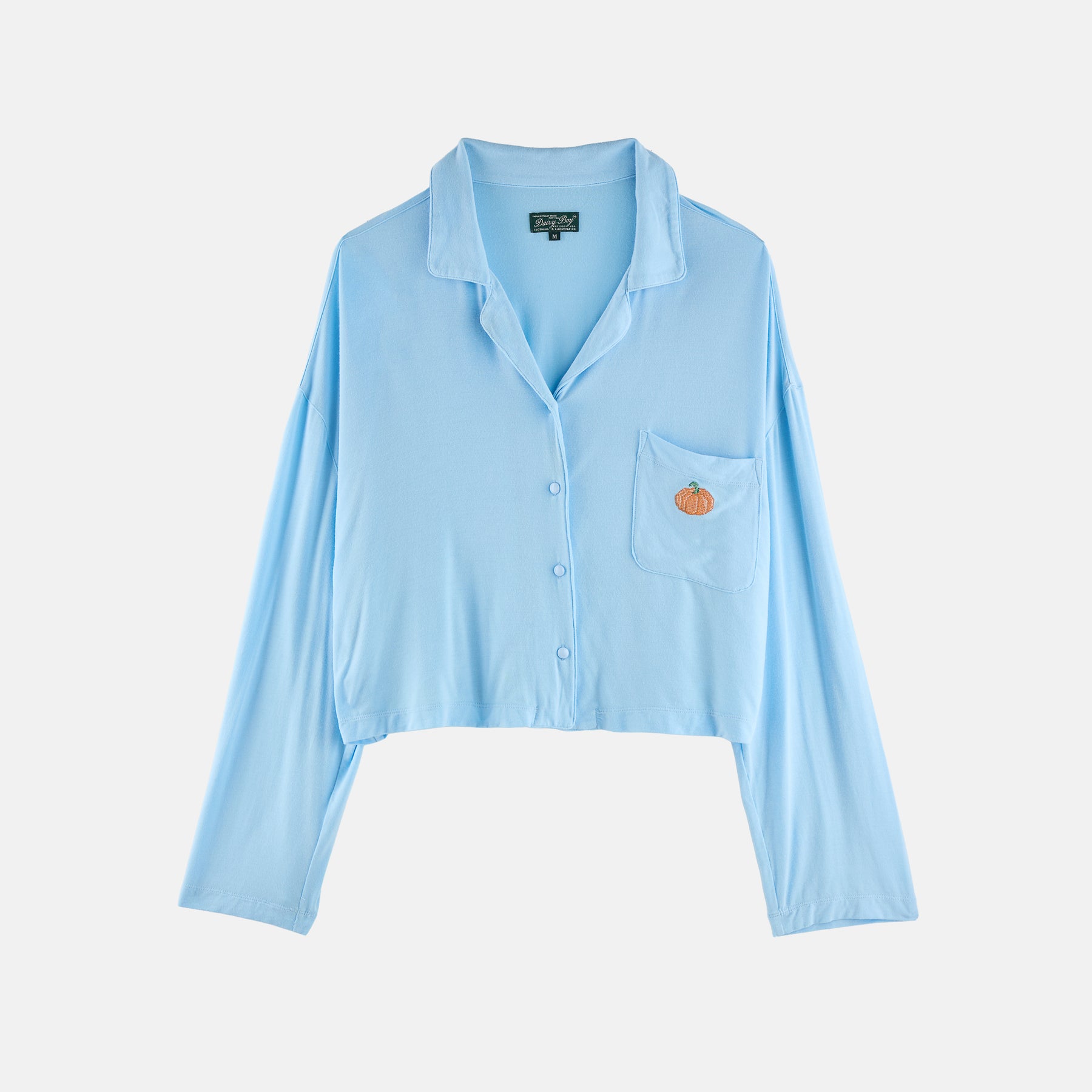 Garden Bed Sleep Set - Pumpkin in Cool Blue