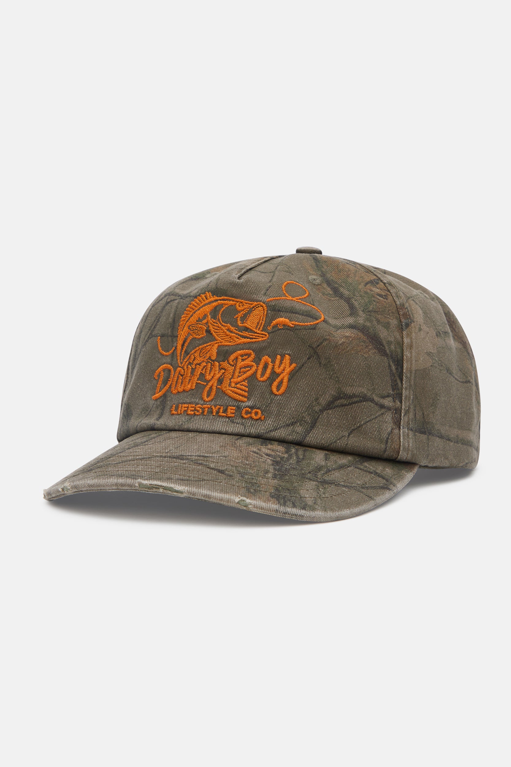 Fisherman Trucker Hat - Orange