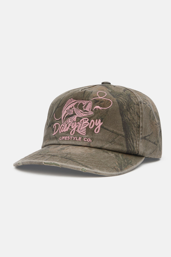 Fisherman Trucker hat - Pink