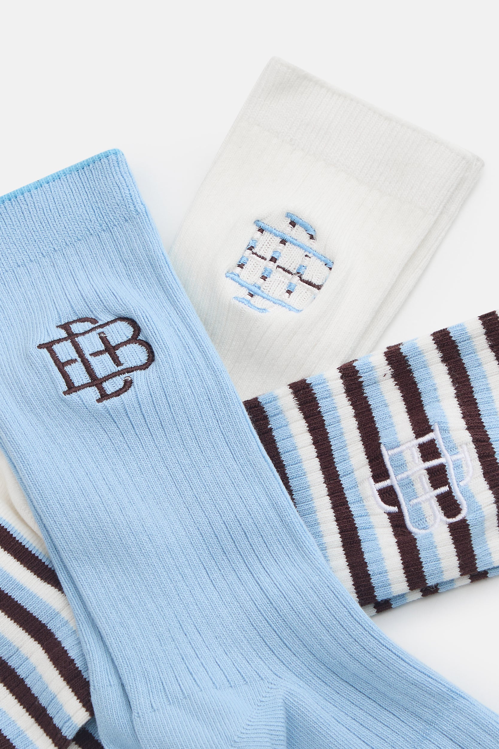 DB Logo Sock Set - Blue Multi