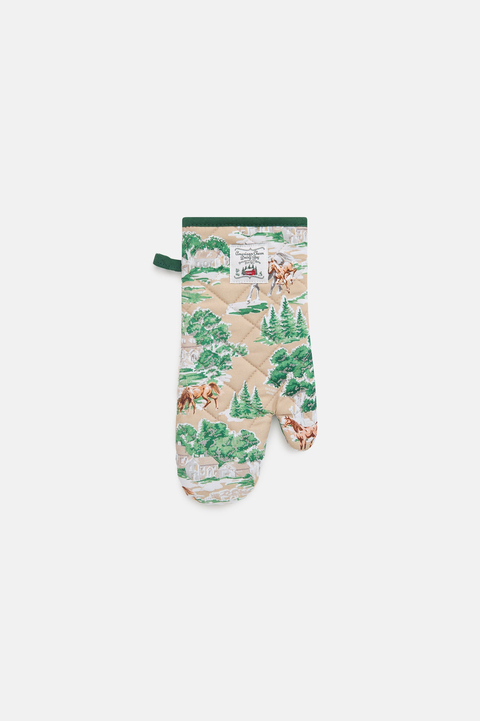 Horse Country Oven Mitt & Potholder Set